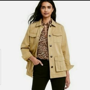 Nili Lotan x Target Khaki Button-Front Jacket